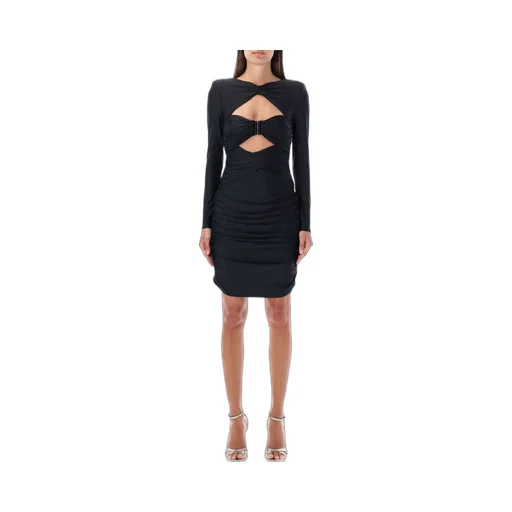 Self-Portrait Cut Out Long Sleeved Dress