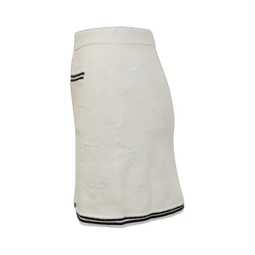 Self-Portrait Bow Jacquard Mini Skirt