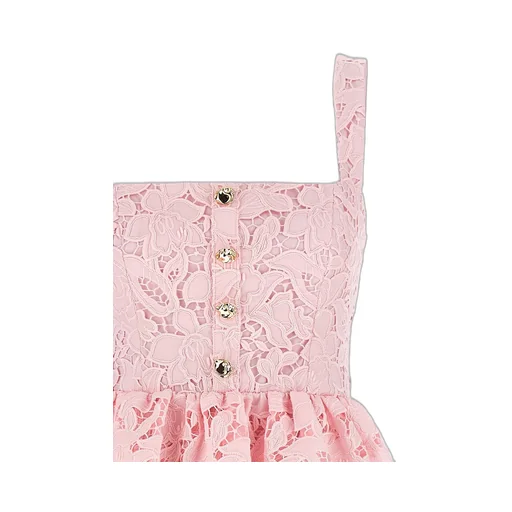 Self-Portrait Lace Peplum Midi Dress