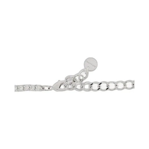 Self-Portrait Embellished Bow Tennis Necklace