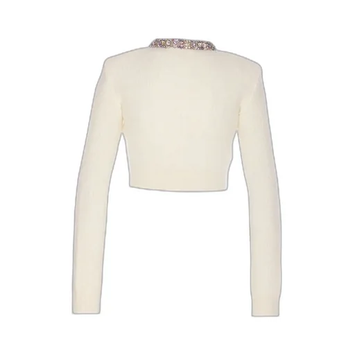 Self-Portrait Embellished Trim Cardigan