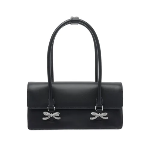 Self-Portrait Bow Embellished Shoulder Bag
