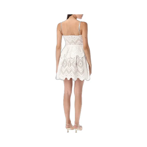 Self-Portrait Broderie Mini Dress