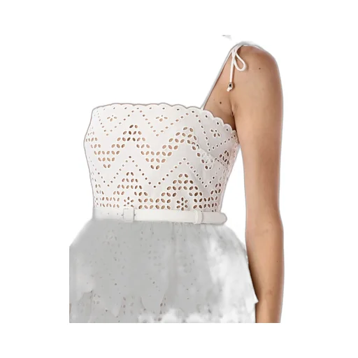 Self-Portrait Broderie Mini Dress