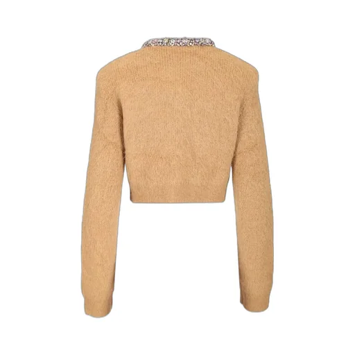 Self-Portrait Embellished Trim Cardigan