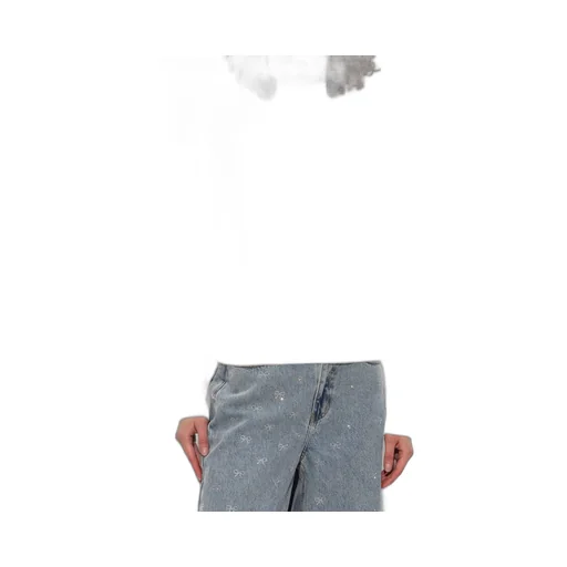 Self Portrait Turtleneck Semi-Sheer Top