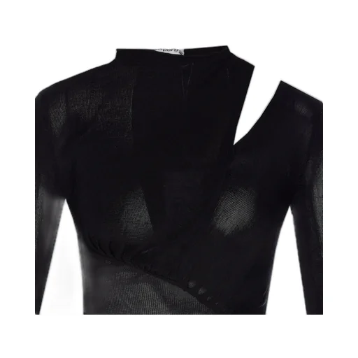 Self-Portrait Cut Out Knit Top