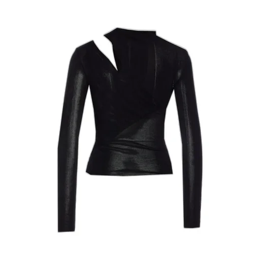 Self-Portrait Cut Out Knit Top