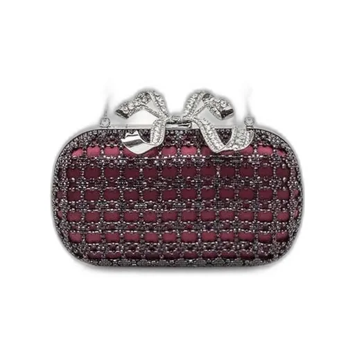 Self-Portrait Chainmail Clutch Bag