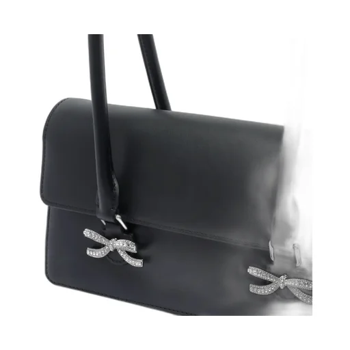 Self-Portrait Bow Embellished Shoulder Bag