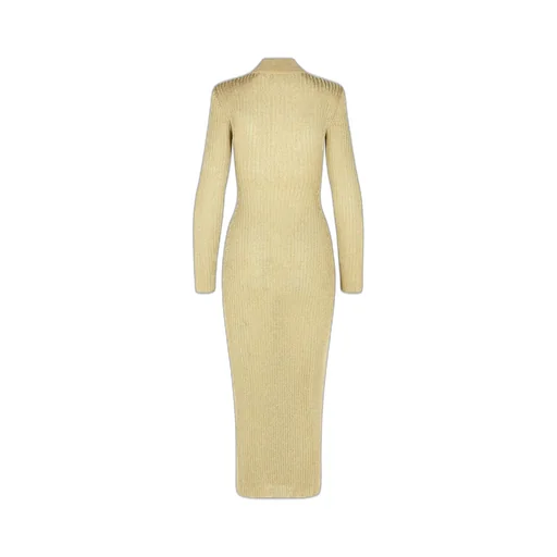 Self-Portrait Lurex Knitted Maxi Dress