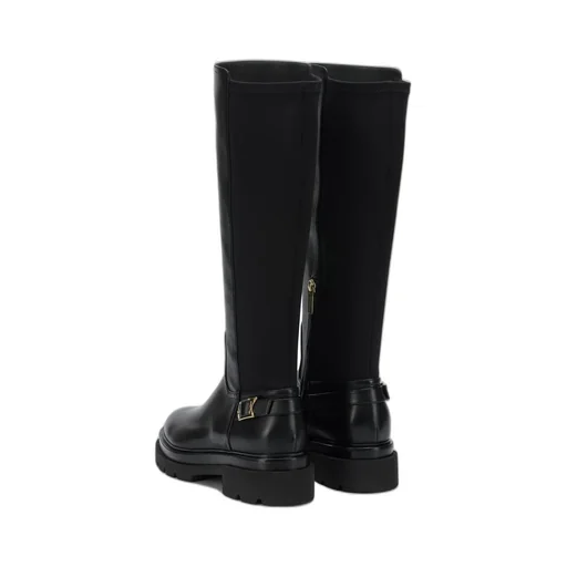Santoni Panelled Knee-High Boots