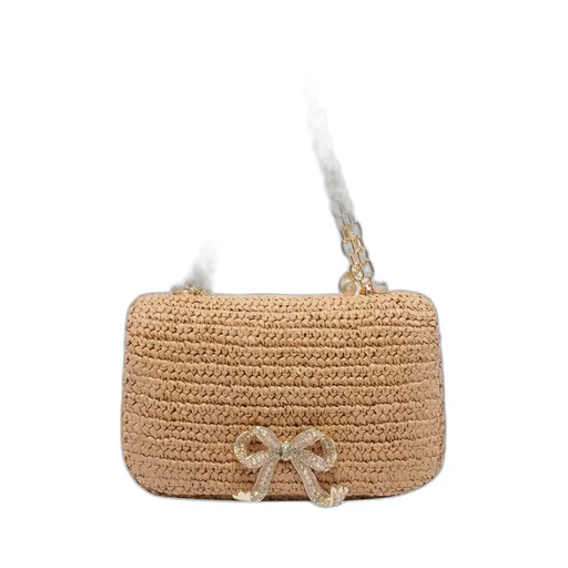 Self-Portrait Bow Charm Shoulder Bag