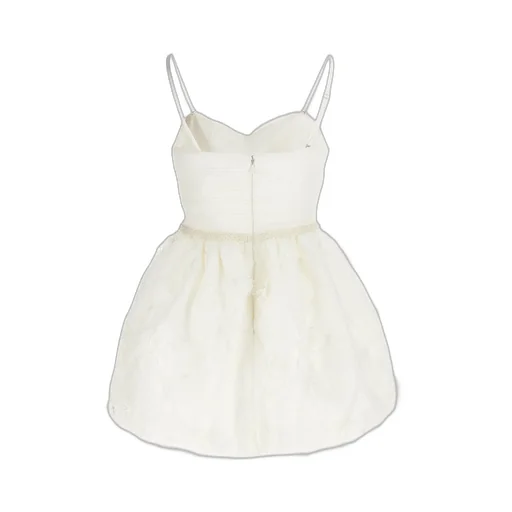 Self-Portrait Organza Bow Mini Dress