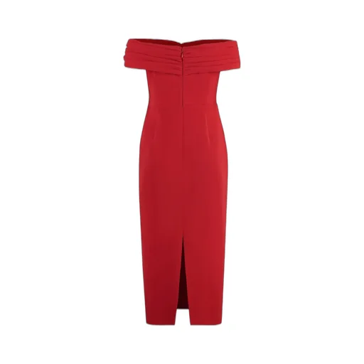 Self-Portrait Off-Shoulder Pencil Dress