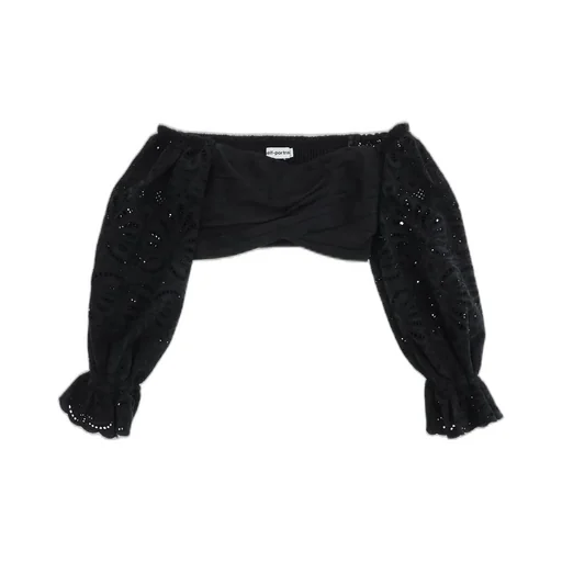 Self-Portrait Off-Shoulder Cropped Top