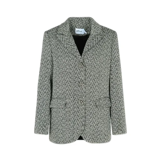 Self-Portrait Herringbone Single-Breasted Jacket