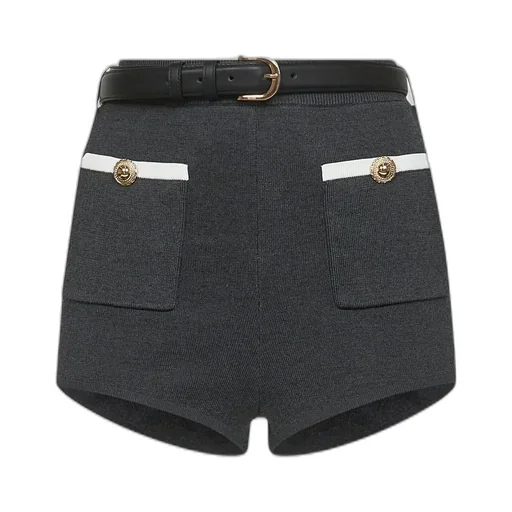 Self-Portrait Belted Shorts