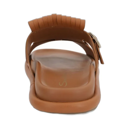 Santoni Fringed Slip-On Sandals