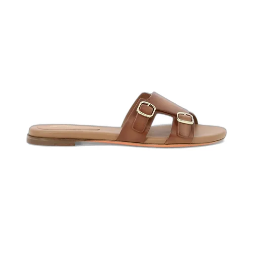 Santoni Double-Strap Slip-On Sandals