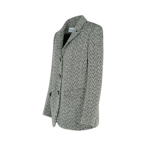 Self-Portrait Herringbone Single-Breasted Jacket