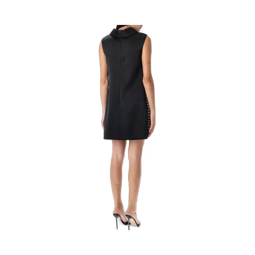Self-Portrait Satin Chain Detail Mini Dress