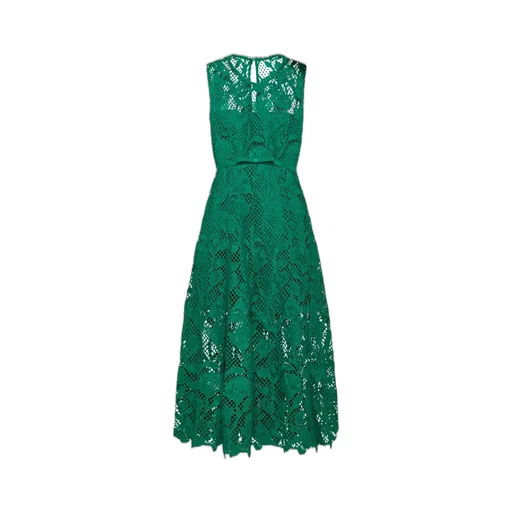 Self-Portrait Lace Sleeveless Midi Dress