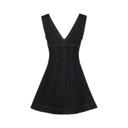 Self-Portrait Denim Mini Dress