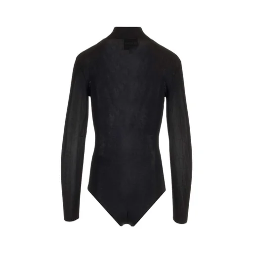Self-Portrait Cut Out-Detailed Knitted Bodysuit