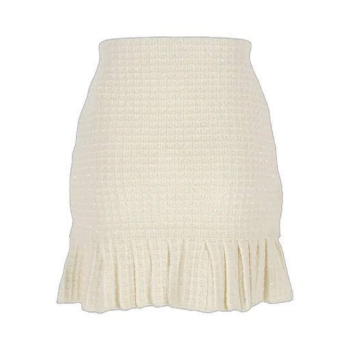 Self-Portrait Textured Knit Mini Skirt