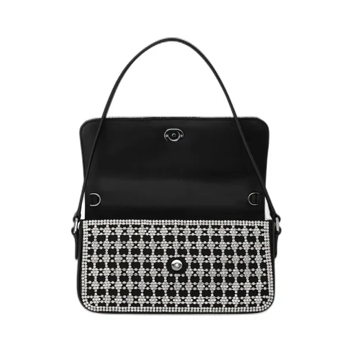 Self-Portrait Embellished Baguette Bag