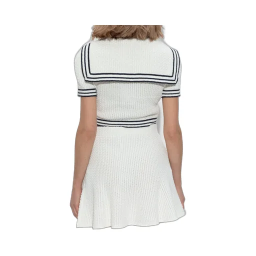Self-Portrait Textured Knit Top