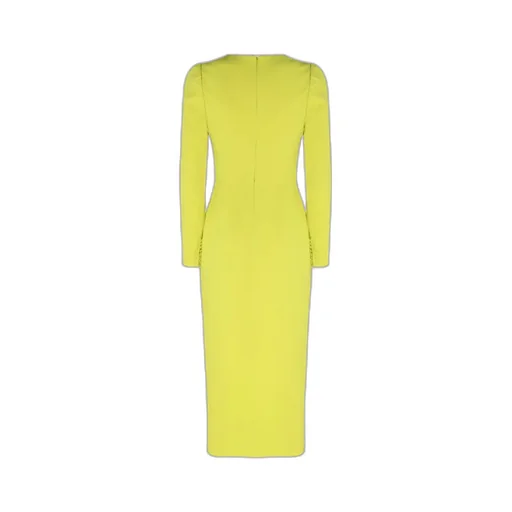 Self Portrait Fitted Long-Sleeved Dress