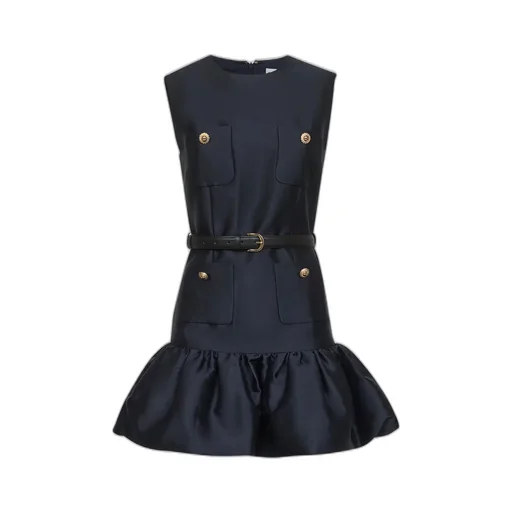 Self-Portrait Sleeveless Flared Dress