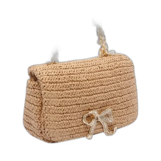 Self-Portrait Bow Charm Shoulder Bag