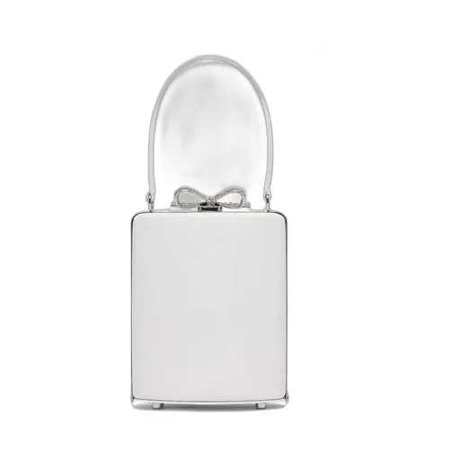 Self-Portrait Satin Mini Bow Bag
