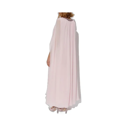 Self-Portrait Chiffon Cape Midi Dress