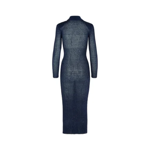 Self-Portrait Lurex Knitted Maxi Dress