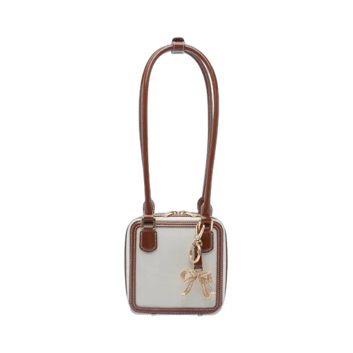 Self-Portrait Bow Embellished Shoulder Bag
