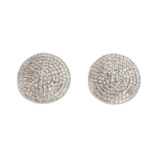 Self-Portrait Round Embellished Earrings