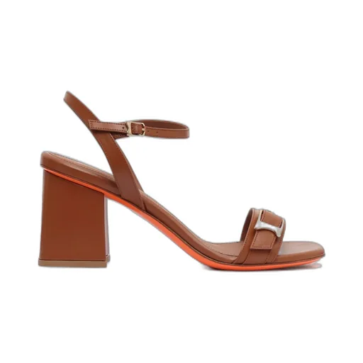 Santoni Buckle Detailed Open Toe Sandals