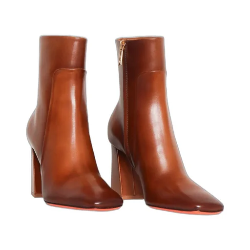 Santoni High-Heel Ankle Boots