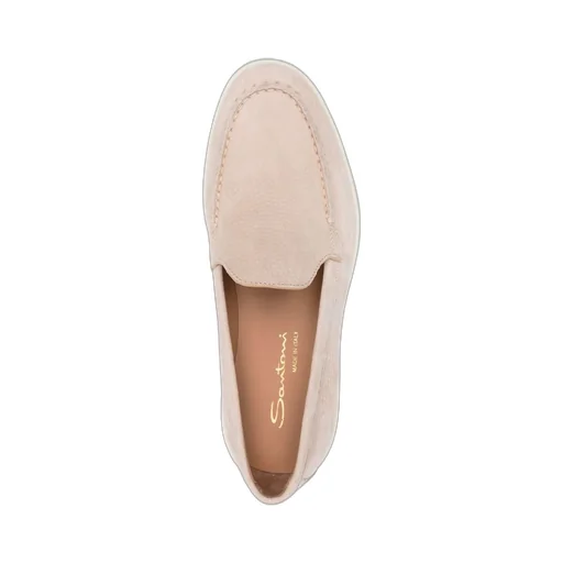 Santoni Moc Stitched Loafers