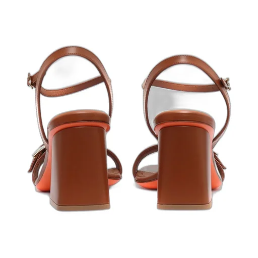 Santoni Buckle Detailed Open Toe Sandals