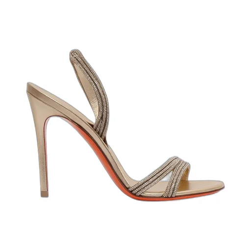 Santoni W-High Slingback Sandals