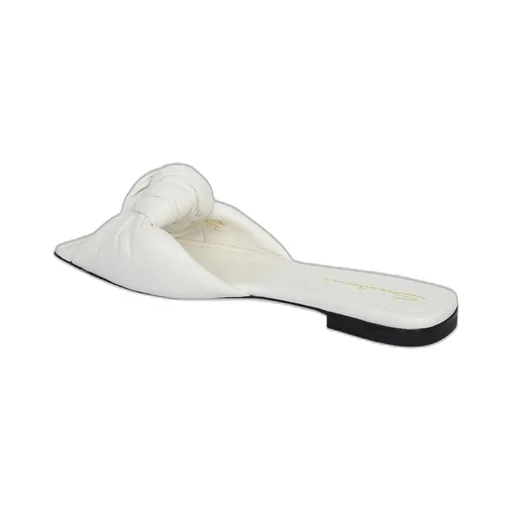 Santoni Knot Detailed Square-Toe Sandals