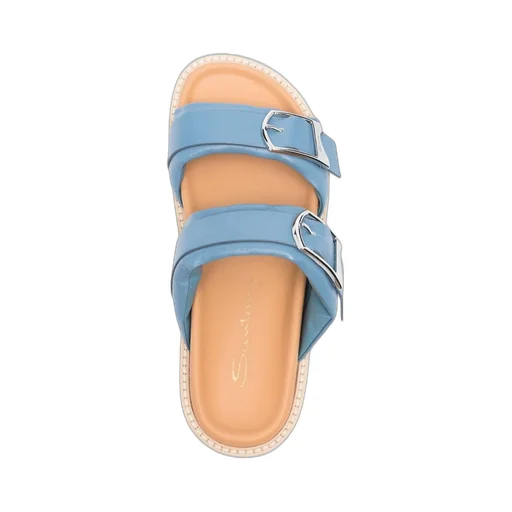 Santoni Double-Strap Open Toe Sandals