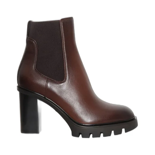 Santoni High-Heel Ankle Boots