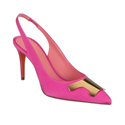 Santoni High Heel Slingback Pumps