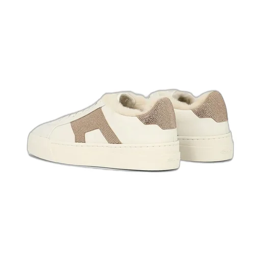 Santoni Double Buckle Embellished Sneakers